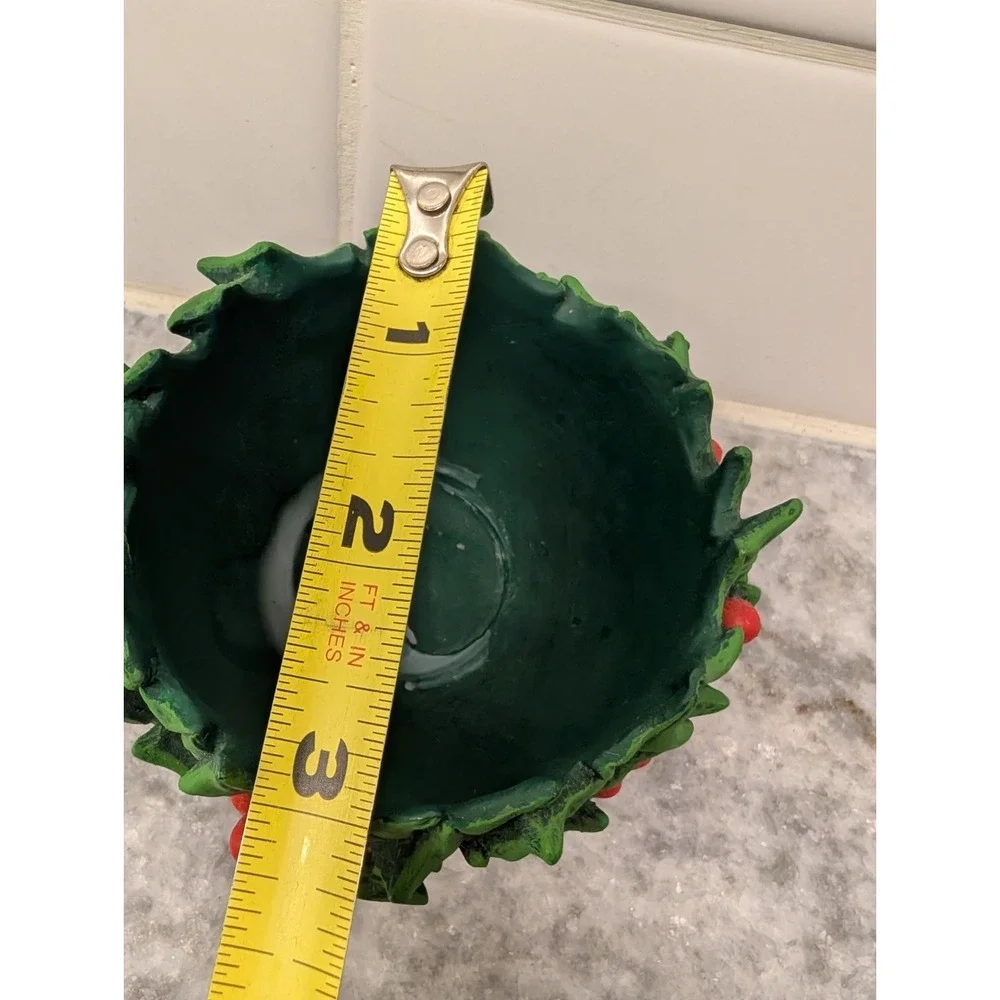 Dept 56 Holly Days‎ Votive Christmas Candle Holder